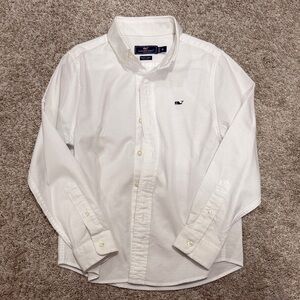 Vineyard Vines Boys White Button-Down Shirt. Size 6